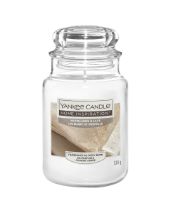 Yankee Candle - Large Jar White Linen & Lace (538g)