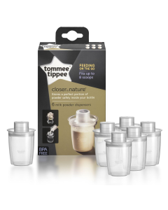 Tommee Tippee - 6 Milk Powder Dispensers 0m+