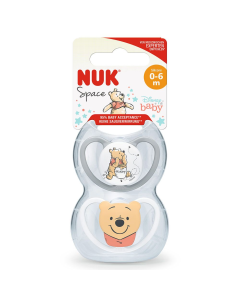 NUK - Disney Winnie the Pooh Soothers 0-6m