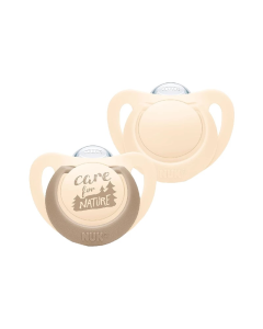 NUK - Nuk For Nature Silicone Soothers 6-18m