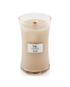 WoodWick- White Honey Large Hourglass Jar Candle