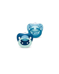 NUK - Signature 1 Soother 2 pack Blue