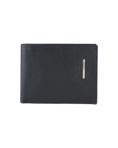 Azzaro Leather Wallet - Navy Blue