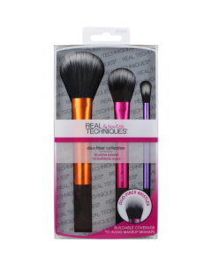 Real Techniques Duo-Fiber Collection Gift Set 3 x Brushes
