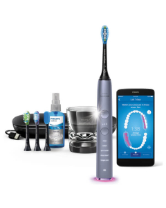 Philips Sonicare DiamondClean Smart Toothbrush with App - Cashmere Grey HX9924/44
