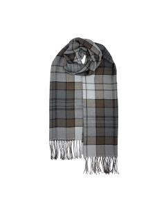 House of Edgar - Lambswool Scarf Paisley Grey