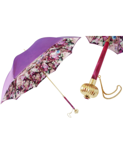 Pasotti Purple Flowers Umbrella