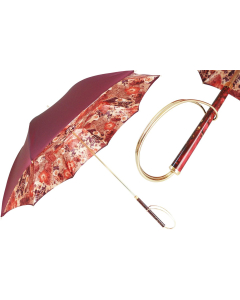Pasotti  Wonderful Flowers Umbrella, Double Cloth (includes gift box)