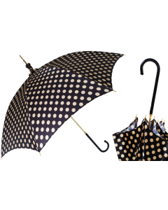 Pasotti Manual Polka Dot Parasol Rainproof
