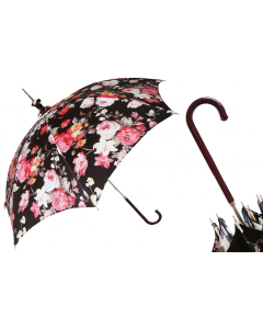 Pasotti Manual Flowered Parasol Rainproof