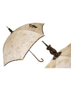 Pasotti Manual Sponge Painted Parasol Rainproof
