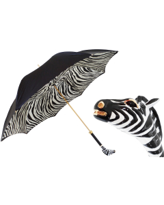 Pasotti Women Enameled Zebra Umbrella