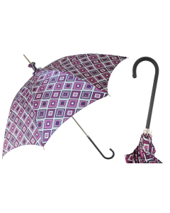 Pasotti Manual Opening Geometric Parasol Rainproof