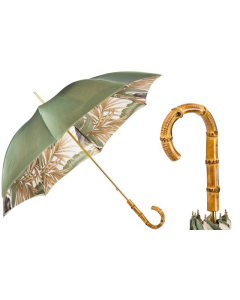 Pasotti - Tropical Umbrella with Bamboo Handle