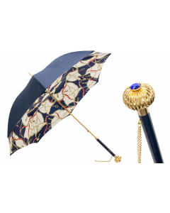 Pasotti - Luxury Navy Bridles Umbrella