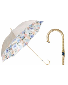 Pasotti - Ivory Floral Umbrella