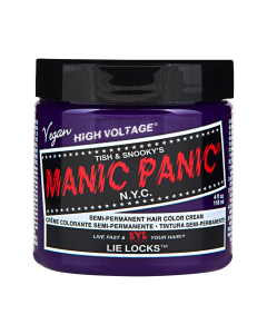 Manic Panic - High Voltage Semi-Permanent Hair Colour Cream - Lie Locks Purple 3 Pack (3x 118ml)