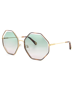 Chloe CE132S 240 - Havana / Green Rose Coloured Sunglasses for Women