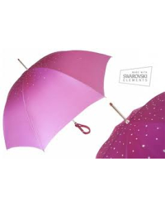 Pasotti Manual opening Double cloth Swarovski umbrella