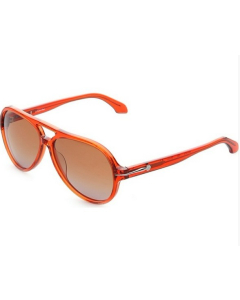 Calvin Klein Aviator Style Unisex Sunglasses - Orange