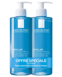 La Roche-Posay Effaclar Purifying Foaming Gel 2x - (400ml)