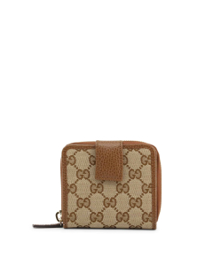 Gucci - Original GG Canvas Wallet Beige/Brown