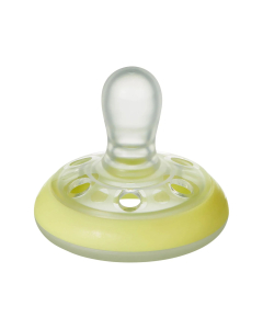 Tommee Tippee - Night Time Soothers 0-6mths Blue/Yellow (2pk) 