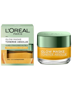 L'Oreal - Absolute Glow Clay Face Mask (50ml)