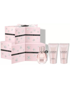 Viktor & Rolf Flowerbomb 3 Piece Gift Set: Eau De Parfum 50ml - Body Lotion 50ml - Shower Gel 50ml (150ml)