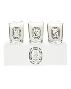 Diptyque - Candle Set Baies Figuier Rose (3x70g)