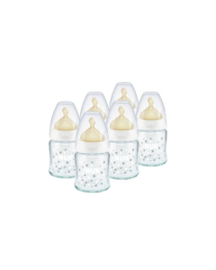 NUK - First Choice+ 120ml Glass Bottles (6 Pack)
