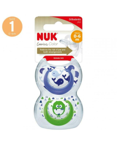 NUK - Genius Baby Dummies Whale/Monster