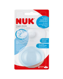 NUK Silicone Nipple Shields with Storage Box, Pack of 2