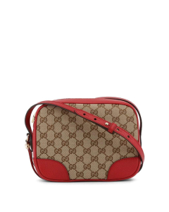 Gucci - GG Original Canvas Camera Bag Beige/Red