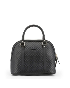 Gucci - Guccissima Leather Dome Bag Black