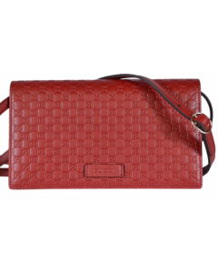 Gucci - Guccissima Crossbody Bag -Red