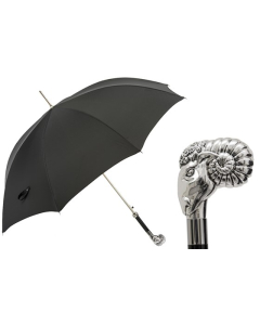 Pasotti - Silver Ram Luxury Umbrella