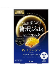 Utena - Premium Puresa Golden Jelly Mask [Collagen] 3 pcs (33g)