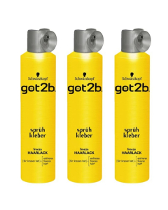 Schwarzkopf Got2Be Glued Blasting Freeze Spray 3 Pack (3x 300ml)