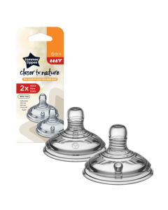 Tommee Tippee - Closer To Nature Thick Feed Teats (Pack of 2)