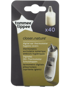 Tommee Tippee - Closer to Nature Digital Thermometer Hygiene Covers (40 pack) 