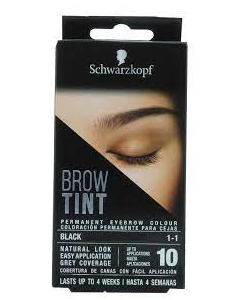 Schwarzkopf - Brow Tint Black Permanent Eyebrow Tint
