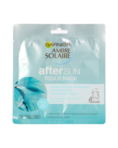 Garnier - Ambre Solaire After Sun Cooling Face Sheet Masks (x5)