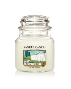 Yankee Candle - Clean Cotton Medium Candle (411g)