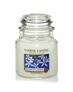 Yankee Candle - Midnight Jasmine Medium Jar Scented Candle (411g)