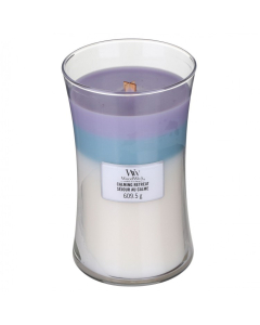 WoodWick - Trilogy Calming Retreat Large Hourglass Jar Candle