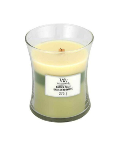 WoodWick - Trilogy Garden Oasis Medium Jar Candle (275g)