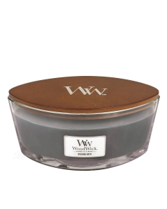 WoodWick - Evening Onyx Hearthwick Ellipse Candle