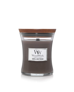 WoodWick - Sand and Driftwood Medium Jar Candle (275g)