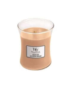 WoodWick - Golden Milk Medium Hourglass Candle